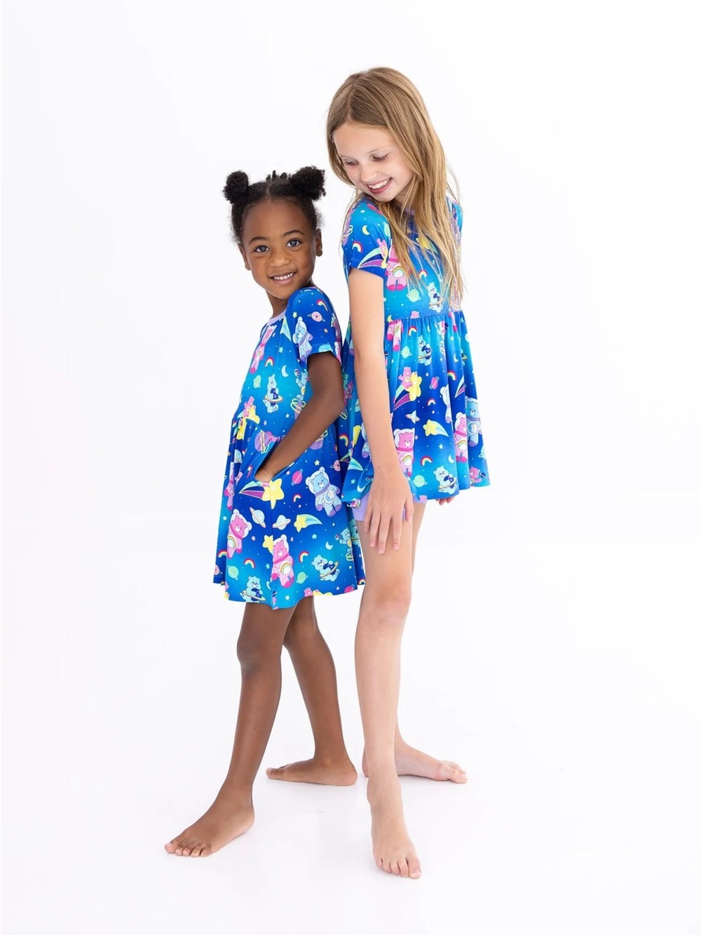 Care Bears x Birdie Bean | "Cosmic Care Bears" Birdie Dress | Size 10/12Y